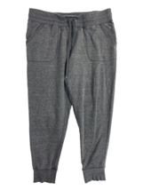 Danskin Now Size Large Youth Sweatpants Gray Charcoal Waist Tie Unisex Kids - £7.44 GBP