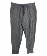 Danskin Now Size Large Youth Sweatpants Gray Charcoal Waist Tie Unisex Kids - €8,24 EUR