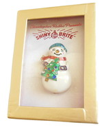 Frosty Snowman Ladies Christmas Brooch Shiny Brite Christopher Radko Pin... - £9.34 GBP