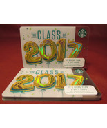 Starbucks, THE CLASS OF 2017 Hologram Gift Card New Unused with Tags - $4.32