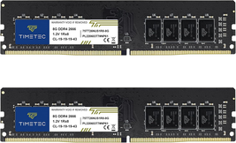 16GB Kit(2X8Gb) DDR4 2666Mhz PC4-21300 Unbuffered Non-Ecc 1.2V CL19 1Rx - $60.38