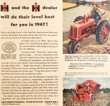 1947 International Harvester Farming Equipment Advertisement Agriculture DWNN21 - £22.39 GBP