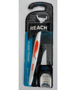 Reach Access Flosser with Disposable 8 Snap On Floss Heads SEALED Orange - $346.74 MXN