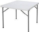 3Ft Portable Plastic Folding Table Square Card Utility Table For Picnic ... - £70.02 GBP