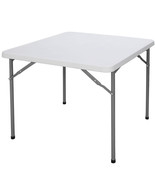 3Ft Portable Plastic Folding Table Square Card Utility Table For Picnic ... - £69.50 GBP