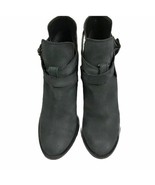 CHRISTIAN DI RICCIO Nubuck Ankle Booties Charcoal Gray Italy Shoe Size 3... - $1,489.08 MXN