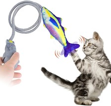 COVERTSAFE Floppy Catnip Fish Cat Toy for Indoor Cats 2021 Newest Interactive - £9.63 GBP