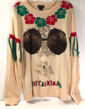 $19.99 Alex Stevens Mele Kalikimaka Christmas Red Green Beige Ugly Sweater XL - £13.23 GBP