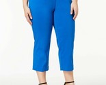 Alfani Plus Size Pull-On Capri Pants in Blue (Choose Size) NEW W TAG - $35.00+