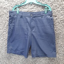 IZOD Golf Shorts Men 34 Blue Classic Chino Summer Wear Outdoor - $15.23
