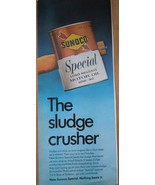 Sunoco Special Motor Oil The Sludge Crusher Print Magazine Advertisement... - $4.99