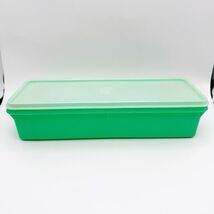 Vintage 13&quot; Tupperware Green Produce Celery Lettuce Crisper Container 89... - $19.99