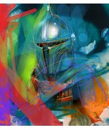 Mando - fine art Star Wars giclée by Disney artist Eric Robison - $3,801.37 MXN