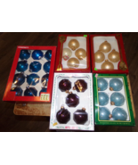 5-boxes 31 assorted glass christmas ornaments in good shape used - $19.79