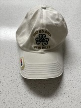 Vintage USGA 2017 US Open Erin Hills White Strap Back Baseball Cap PGA Golf Hat - £4.08 GBP