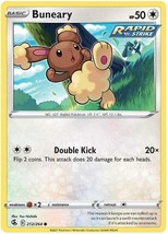 Buneary 212/264 Common Fusion Strike Pokemon Card - $5.00