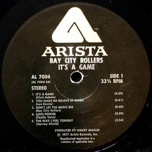 Bay City Rollers - It's A Game [12" Vinyl LP on Arista AL 7004, 1977 Gatefold] image 2