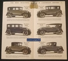 1927 Chevrolet C API Tol Series Aa Colore Vintage Brochure Di Vendita -... - $42.19