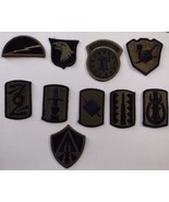 ARMY SHOULDER SLEEVE INSIGNIA - SSI LOT OF 20 DIFFERENT SUBDUED PATCHES ... - $18.82 CAD