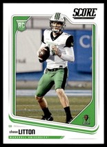 2018 Score Chase Litton Rookie Marshall Thundering Herd #403 - $1.24