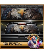 American Bald Eagle Truck Back Window Graphics - We Are Watching - £43.55 GBP+