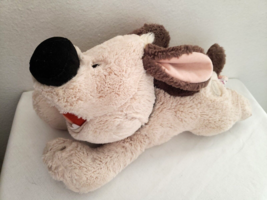 Disney Store Mulan Little Brother Puppy Tan Brown Spots Plush Stuffed Animal 14&quot; - £14.26 GBP