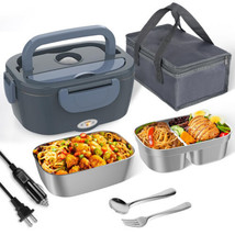 Electric Lunch Box, Heated Lunch Box for Men with 2 Stainless Steel Container, 1 - $150.29