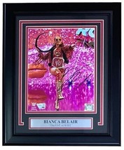 Bianca Belair Signé Encadré 8x10 Wwe Photo Fanatiques - $116.39