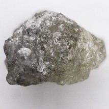 1.04 Ctw African Mine Uncut Gemstone Diamond Natural Rough Silver Grey Diamond - £31.33 GBP