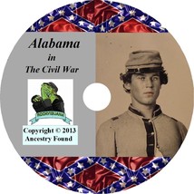 Alabama Civil War Books History &amp; Genealogy 18 Books on DVD - £5.34 GBP