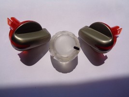 OEM 09 15 NISSAN CUBE CLIMATE CONTROL FAN A/C HEATER KNOB SET FREE SHIPP... - $29.50