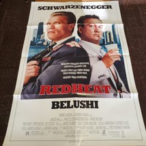 Red Heat 1988 Starring Arnold Schwarzenegger Original Vintage Movie Poster On... - £31.06 GBP