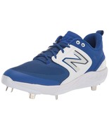 New Balance Men&#39;s Fresh Foam X 3000 V6 Metal Baseball Shoe, Royal/White, 14 - $79.20