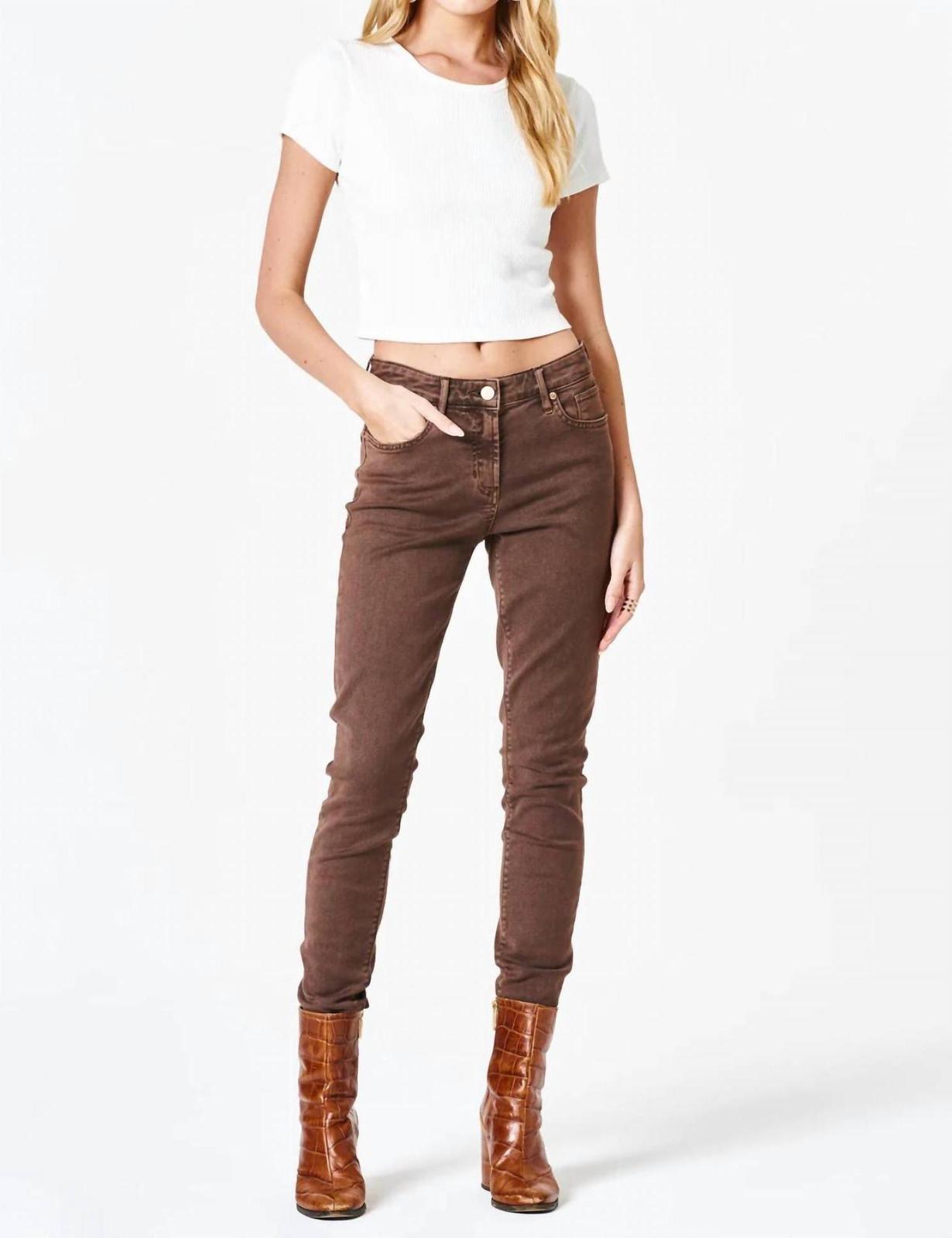 Dear John Denim gisele mid rise skinny jean Dark Oak - $55.00