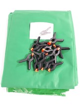 Lusana Studio 10ft x 10ft  Green Screen Backdrop w/ 12 LimoStudio Clamps  - £43.32 GBP