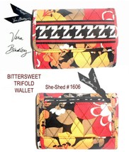 Vera Bradley Bittersweet Pattern Trifold Wallet (used) - £7.44 GBP