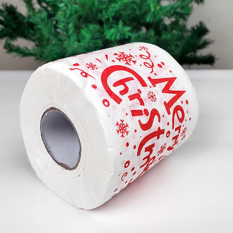 Play Merry Christmas Tet Paper non-toxic printing Santa Claus Elk tree Tissue Na - £23.18 GBP