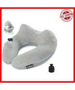Adjustable Neck Pillow for Airplanes - Lightweight, Foldable Travel Acce... - $715.68 MXN