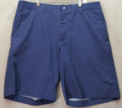 Callaway Chino Shorts Mens Size 36 Blue Argyle/Diamond Print Pockets Flat Front - £18.11 GBP