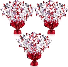 3 Pcs Valentines Table Centerpieces Heart Burst Centerpiece Valentine&#39;s Day - £18.44 GBP