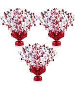 3 Pcs Valentines Table Centerpieces Heart Burst Centerpiece Valentine&#39;s Day - $31.54 CAD