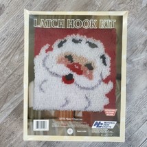 Santa Latch Hook Kit Mr Christmas Holiday National Yarn Crafts 12 x 12 X... - $27.61