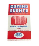 VTG New York Rangers Knicks NHL NBA Schedule MSG 1984 ROY Jordan MSG debut - $100.00