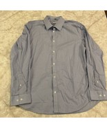 Calvin Klein Infinite Cool Non-Iron Button-Up Shirt Men&#39;s L Long Sleeve ... - $14.71