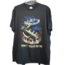 NEW Don&#39;t Tread On Me Snake T-shirt, Size Large ,Black Color - $14.36