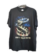 NEW Don&#39;t Tread On Me Snake T-shirt, Size Large ,Black Color - $265.48 MXN