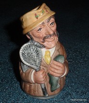 Royal Doulton Doultonville 4&quot; Toby Jug FRED FLY Fisherman D6742 - Nautical Gift! - £41.77 GBP