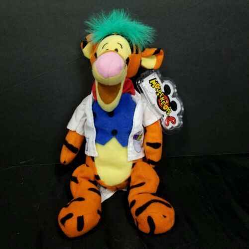 Disney Winnie the Pooh Tigger Mad Scientist NEW 9&quot; Bean Bag Plush Mousek... - $16.82