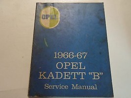 1966 1967 Opel Kadett B Servizio Negozio Riparazione Manuale Worn Tinto Fabbrica - £15.79 GBP
