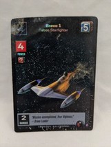 *Damaged* Star Wars Young Jedi CCG Foil Bravo 1 Trading Card F8 - £3.86 GBP